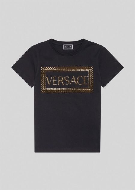 Tricouri Versace Versace Studded 90s Vintage Logo Fete | BHOMNYA-76